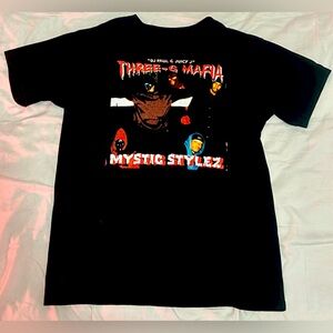 Three-6 Mafia Mystic Stylez T-Shirt - Medium Black